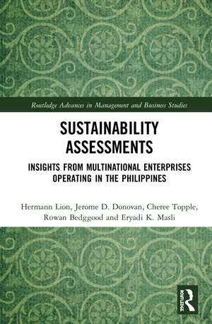 Sustainability Assessments: Insights from Multinational Enterprises Operating in the Philippines de Hermann Lion