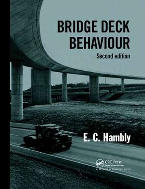 Bridge Deck Behaviour de E C Hambly