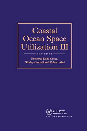 Coastal Ocean Space Utilization 3 de R.B. Abel