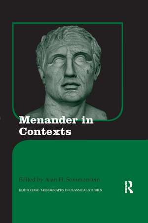 Menander in Contexts de Alan H. Sommerstein