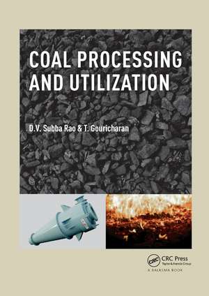 Coal Processing and Utilization de D. V. Subba Rao