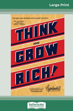 Think and Grow Rich de Napoleon Hill