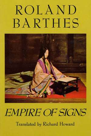 Empire of Signs de Roland Barthes