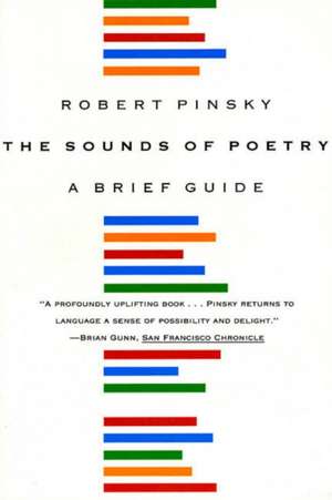 The Sounds of Poetry: A Brief Guide de Robert Pinsky