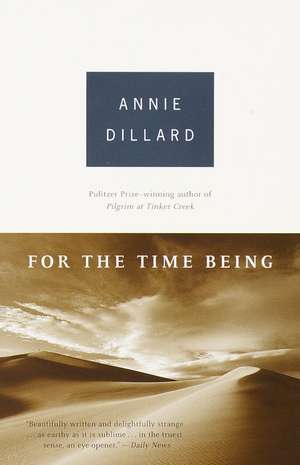 For the Time Being de Annie Dillard