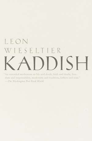 Kaddish de Leon Wieseltier