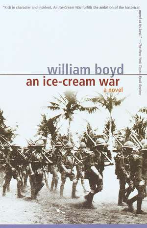 An Ice-Cream War de William Boyd