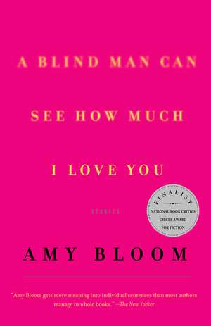 A Blind Man Can See How Much I Love You: Stories de Amy Bloom