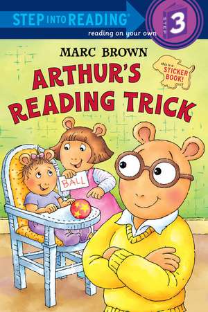 Arthur's Reading Trick [With Sticker(s)] de Marc Tolon Brown