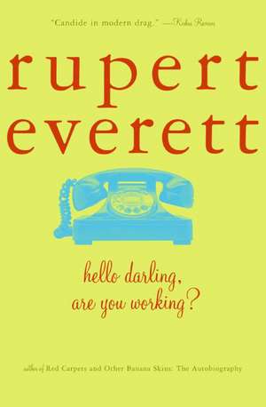 Hello, Darling, Are You Working? de Rupert Everett