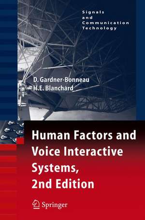 Human Factors and Voice Interactive Systems de Daryle Gardner-Bonneau