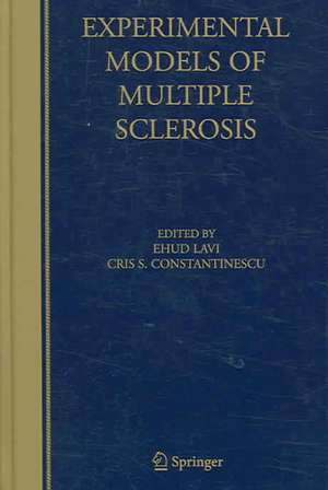 Experimental Models of Multiple Sclerosis de Ehud Lavi