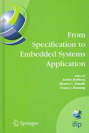 From Specification to Embedded Systems Application de Achim Rettberg