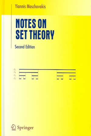 Notes on Set Theory de Yiannis Moschovakis