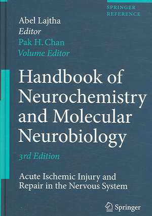 Handbook of Neurochemistry and Molecular Neurobiology: Acute Ischemic Injury and Repair in the Nervous System de Pak H. Chan