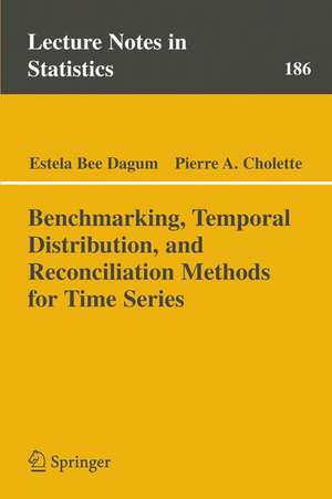 Benchmarking, Temporal Distribution, and Reconciliation Methods for Time Series de Estela Bee Dagum