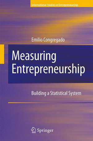 Measuring Entrepreneurship: Building a Statistical System de Emilio Congregado