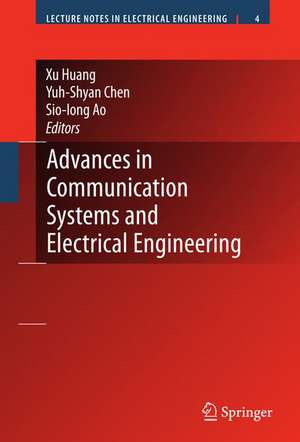 Advances in Communication Systems and Electrical Engineering de He Huang