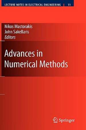 Advances in Numerical Methods de Nikos Mastorakis