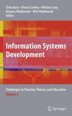 Information Systems Development, Volume 2 de Chris Barry