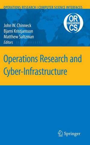 Operations Research and Cyber-Infrastructure de John W. Chinneck