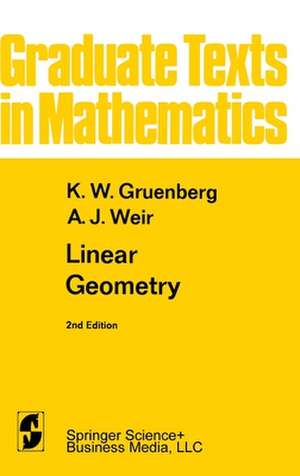 Linear Geometry de K. W. Gruenberg