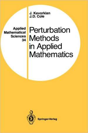 Perturbation Methods in Applied Mathematics de J. Kevorkian