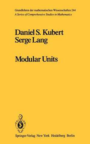 Modular Units de D. Kubert