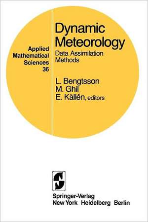 Dynamic Meteorology: Data Assimilation Methods de L. Bengtsson