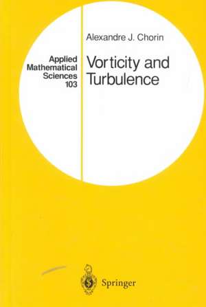 Vorticity and Turbulence de Alexandre J. Chorin