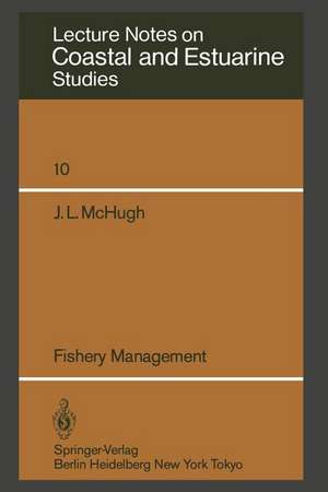 Fishery Management de J. L. McHugh