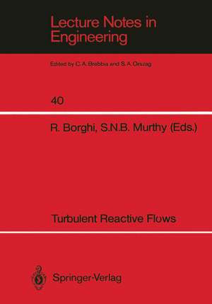 Turbulent Reactive Flows de R. Borghi