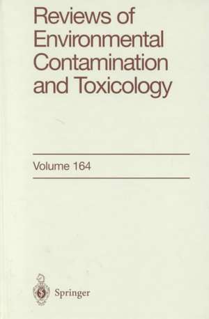 Reviews of Environmental Contamination and Toxicology de George W. Ware