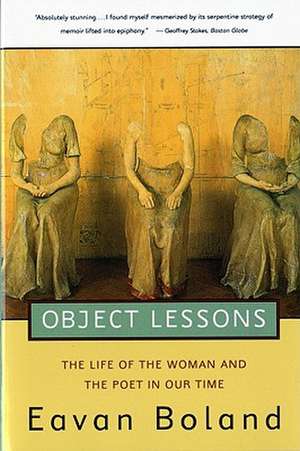 Object Lessons – The Life of the Woman & the Poet In Our Time de Eavan Boland