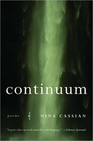 Continuum – Poems de Nina Cassian