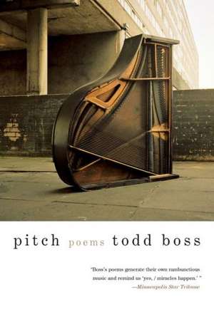 Pitch – Poems de Todd Boss