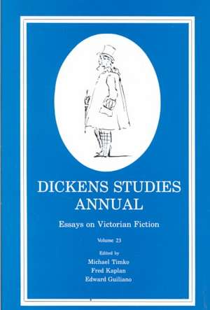 Dickens Studies Annual v. 22: "Essays on Victorian Fiction" de Fred Kaplan