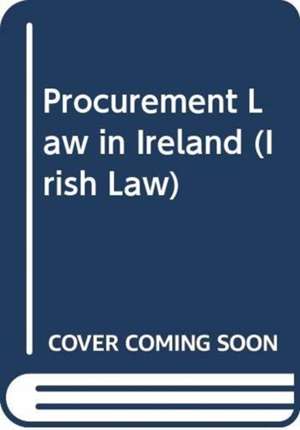 Public Procurement Law de David Browne