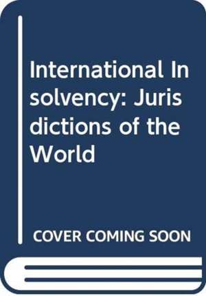 International Insolvency de Philip R. Wood