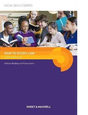 How to Study Law de Anthony Bradney