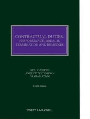 Contractual Duties de Professor Graham Virgo