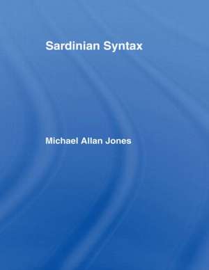 Sardinian Syntax de Michael Jones