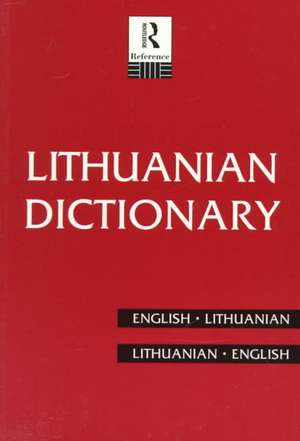 Lithuanian Dictionary: Lithuanian-English, English-Lithuanian de Bronius Piesarskas