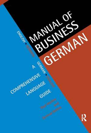 Manual of Business German: A Comprehensive Language Guide de Paul Hartley