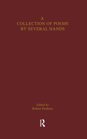 A Collection of Poems by Several Hands de Robert Dodsley