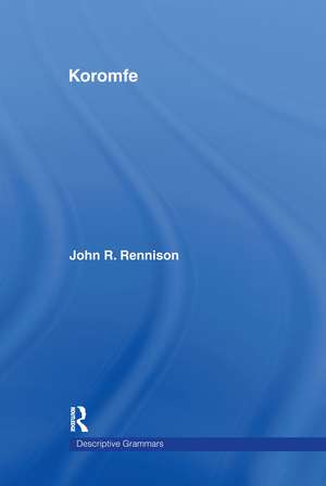 Koromfe de John Rennison