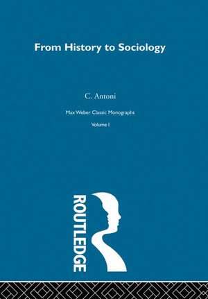 From Hist To Sociology V1 de Bryan S. Turner