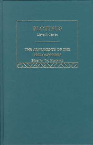 Plotinus-Arg Philosophers de Lloyd P. Gerson