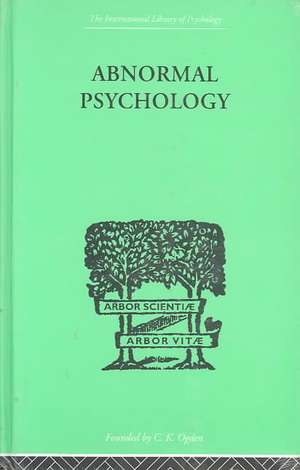Abnormal Psychology de Isador H Coriat