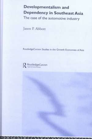 Developmentalism and Dependency in Southeast Asia: The Case of the Automotive Industry de Jason P. Abbott